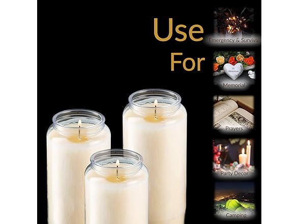Tribello 6 Day Candles, 1 Pack 