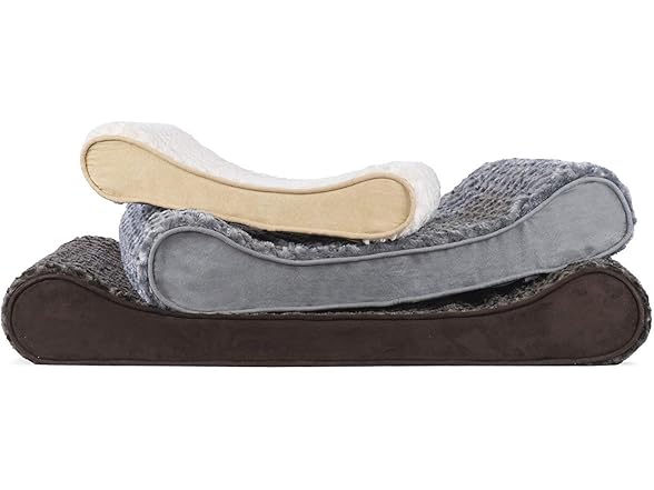 Furhaven Orthopedic Dog Bed for Medium Small Dogs