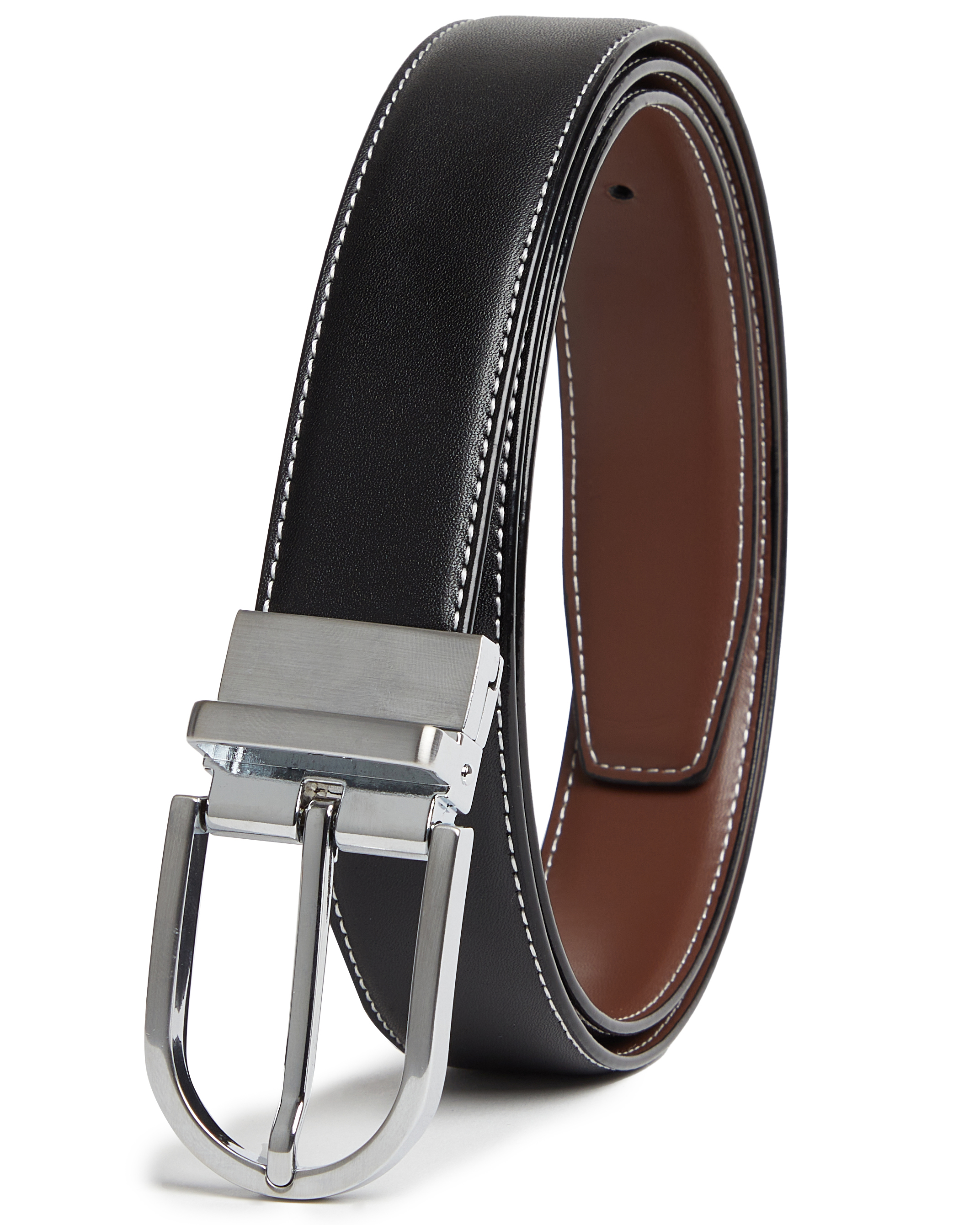 Giorgio Brutini Reversible Leather Belt - Gallery 17