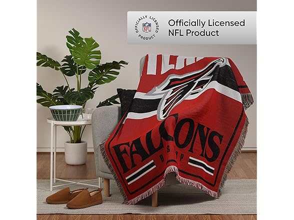 ATLANTA FALCONS Team Logo Woven Tapestry