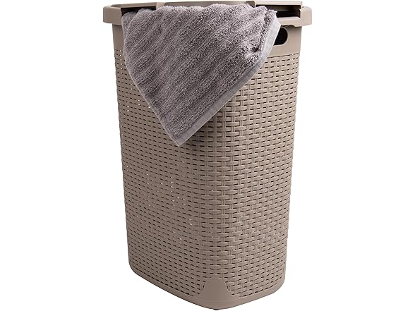 Laundry Hamper 60L 2pk Tan