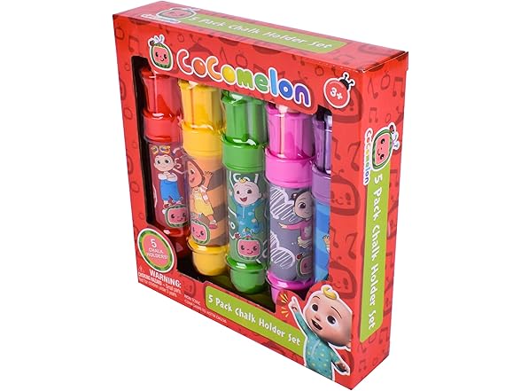 Sunny Days Entertainment CoComelon Jumbo Chalk Holders