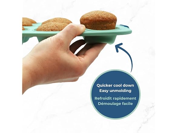 Starfrit 24-Cup Mini Muffin Pan Green