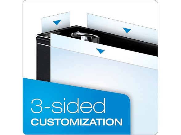 Cardinal ExpressLoad ClearVue Locking D-Ring Binder, 1.5-Inch, Black (49111)