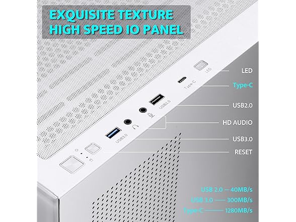 darkFlash ATX Mid-Tower PC Case