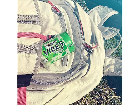 6PK Trident Vibes Spearmint Rush Sugar-Free Gum