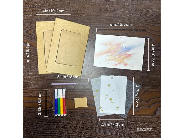 Beciez Flame Greeting Card Making Supplies