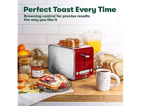 BELLA 2 Slice Toaster with Wide Slots