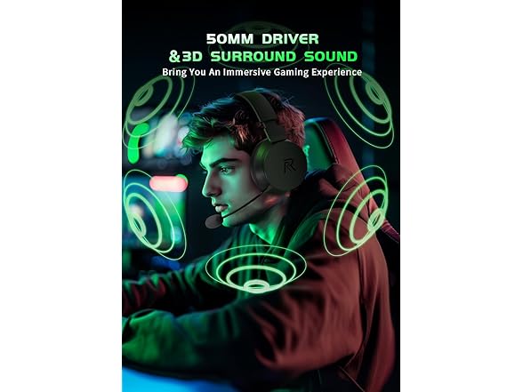 RYR Wireless Gaming Headset | 5.3 BT