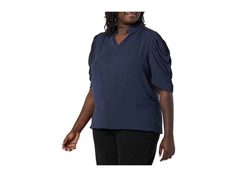 Amazon Essentials Women Lightweight Ruffle Blouse - Gallery 10