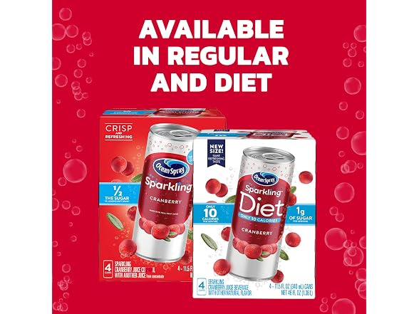 Ocean Spray® Sparkling Cranberry Juice