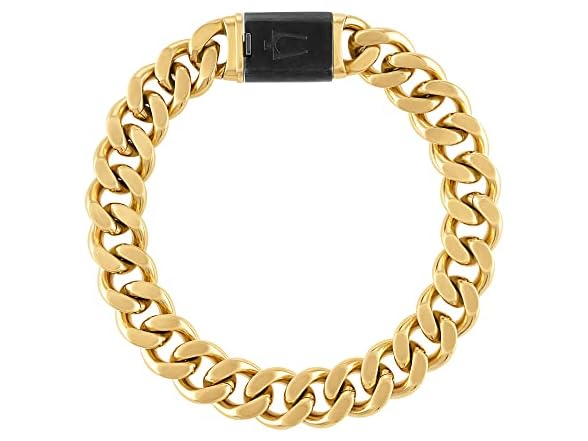 Bulova Men Jewelry Classic Tone Curb Bracelet