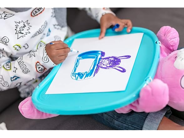 Crayola Travel Lap Desk with Storage, Bunny
