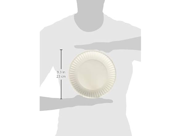 AJM Green Paper Plates 9" 100ct