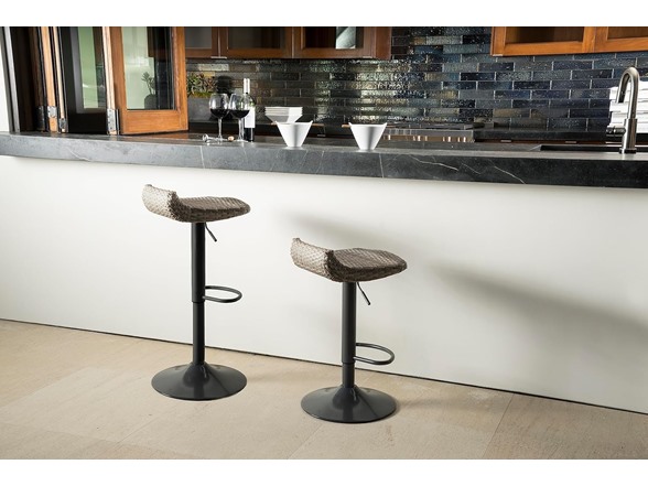 Cannes Woven Outdoor Barstool Set