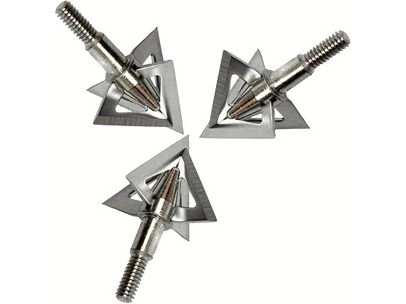 JIANZD 100 Grain 4-Blade Archery Broadheads 6-Pack