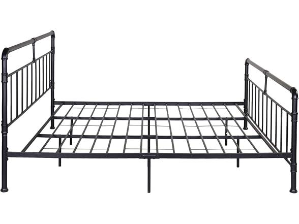 Christopher Knight Sally King Iron Bed, Black