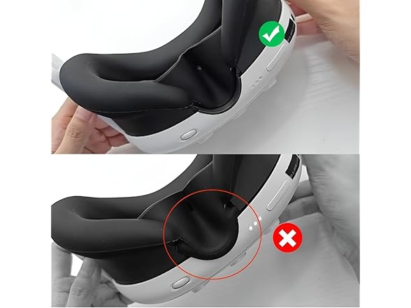 AMZDM Silicone Face Cover for Meta Quest 3