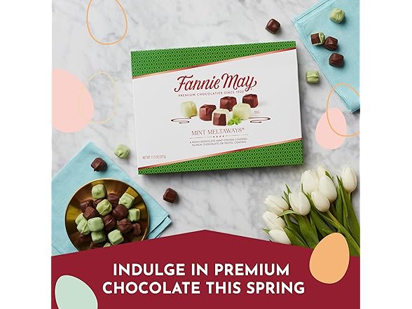 Fannie May Milk Choc Mint Meltaways 11.5