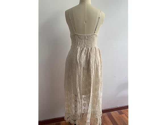 Fabumily Women (M) Summer V Neck Spaghetti Dress