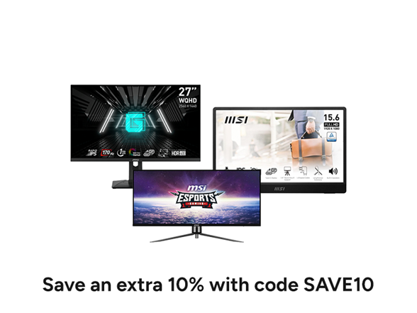 MSI Monitor Holiday Steals