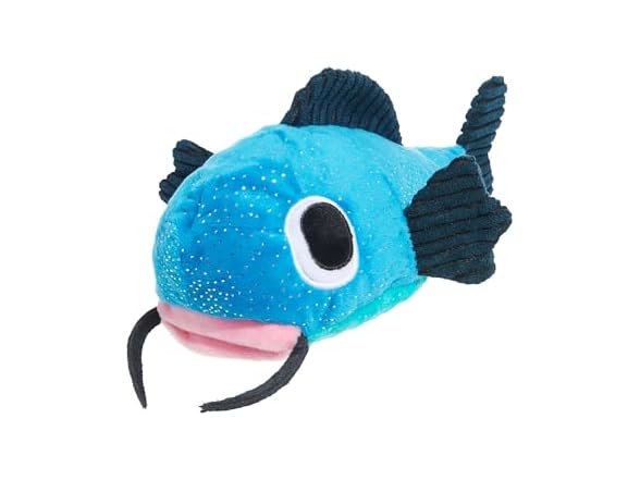 Barkbox Catfish Claude Dog Toy – Plush Squeak Toy