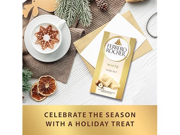 Ferrero Rocher White Chocolate Bar 3.1oz