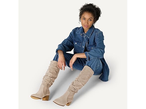 Amazon Essentials Women's Tall Block Heel Boots