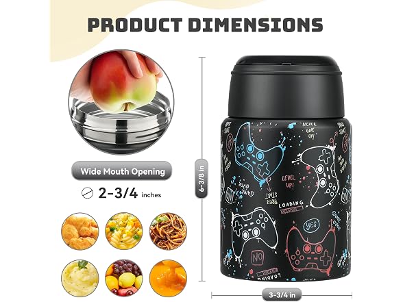 16oz Insulated Food Jar