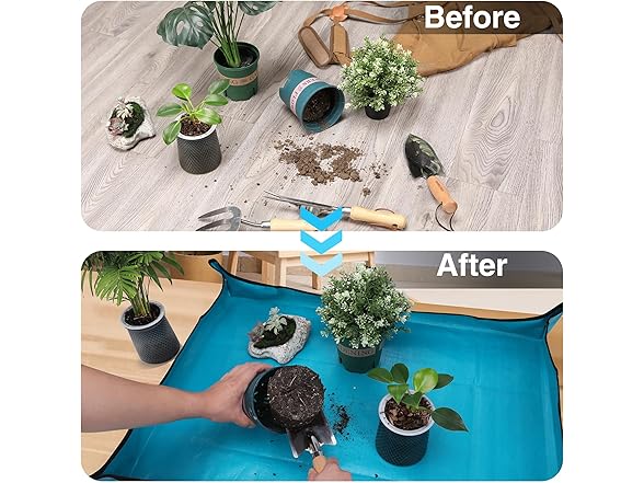WORKPRO Repotting Mat Lake Blue