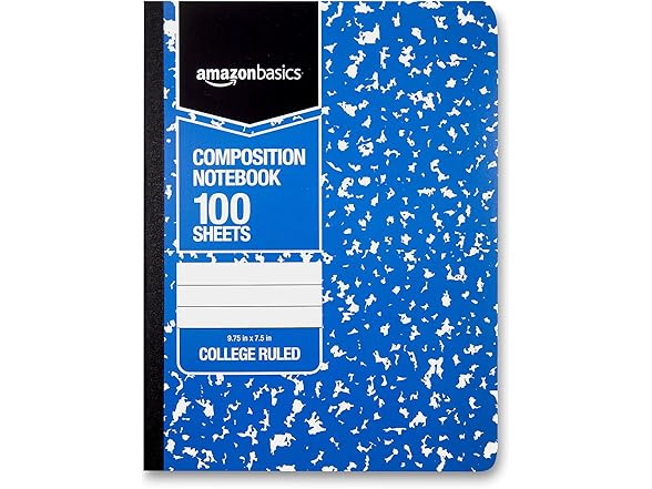 Amazon Basics Amazon Basics College Ruled Composition