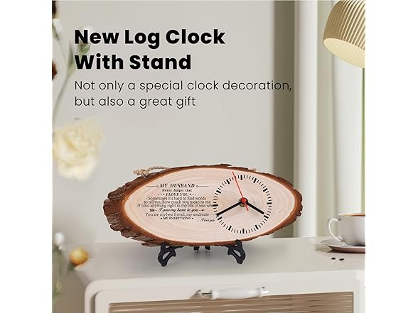 LJZTYX Wooden Silent Wall Clock- Gift