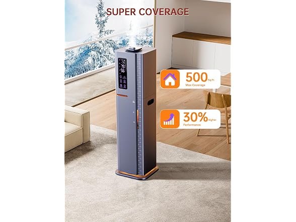 2.64Gal Humidifiers for Bedroom Large