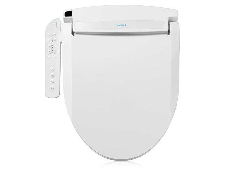 Brondell LT89-EW Elongated LT89 Elonaged Bidet Toilet Sea