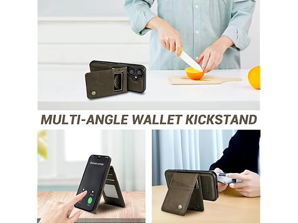 Vitomas 2-in-1 Detachable Card Wallet