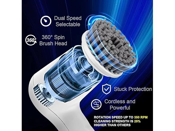 HFLYJPYW AAP-Tool-347 Electric Spin Scrubber