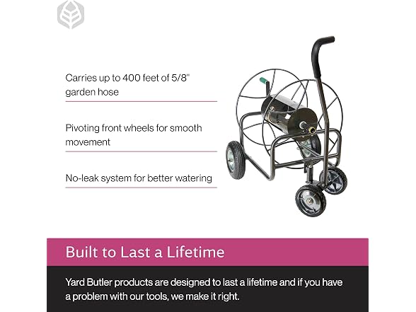 Yard Butler Hose Reel Cart