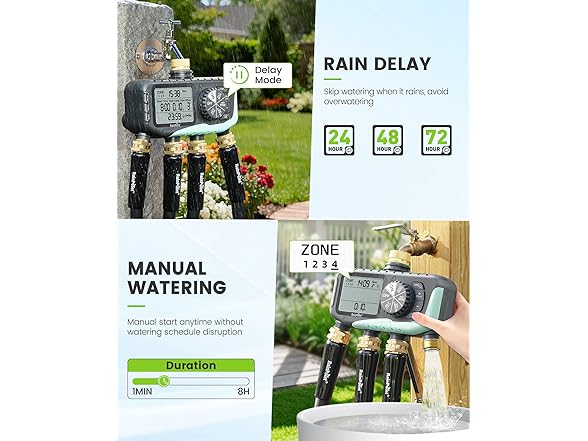 RAINPOINT 4-Zone Sprinkler Timer