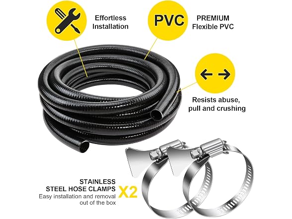 Doniks Flexible PVC Pipe ID1.5"