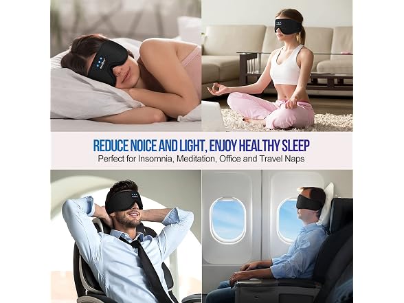 MUSICOZY 3D Sleep Headphones Bluetooth