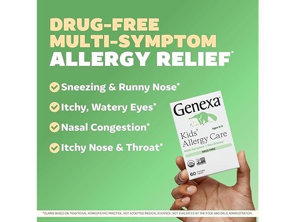 Genexa Kids Allergy 60ct