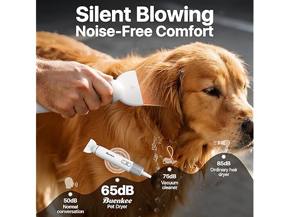 Buenkee Handheld Pet Hair Dryer