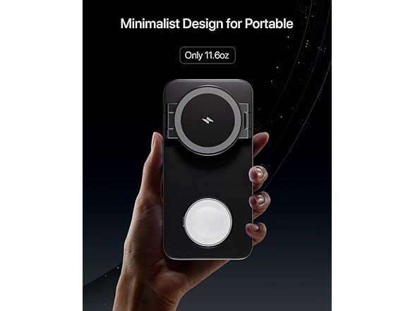 Foldable 3 in 1 15W Wireless Charging Station for Apple