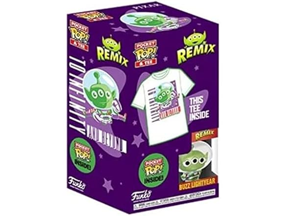 Funko Pocket Pop! & Tee: Alien Buzz - Kids Medium