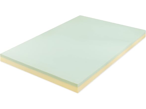 Zinus 4 Inch Green Tea Memory Foam Twin Mattress Topper
