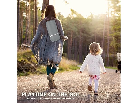 ANGELBLISS Baby Playpen, 79"x 63"x 1.18" Self-Inflating Play (Open Box)