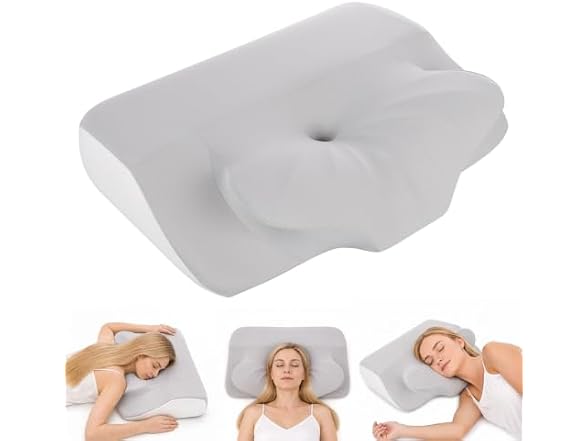 LeMotech Dual-Sided Cervical Neck Pillow