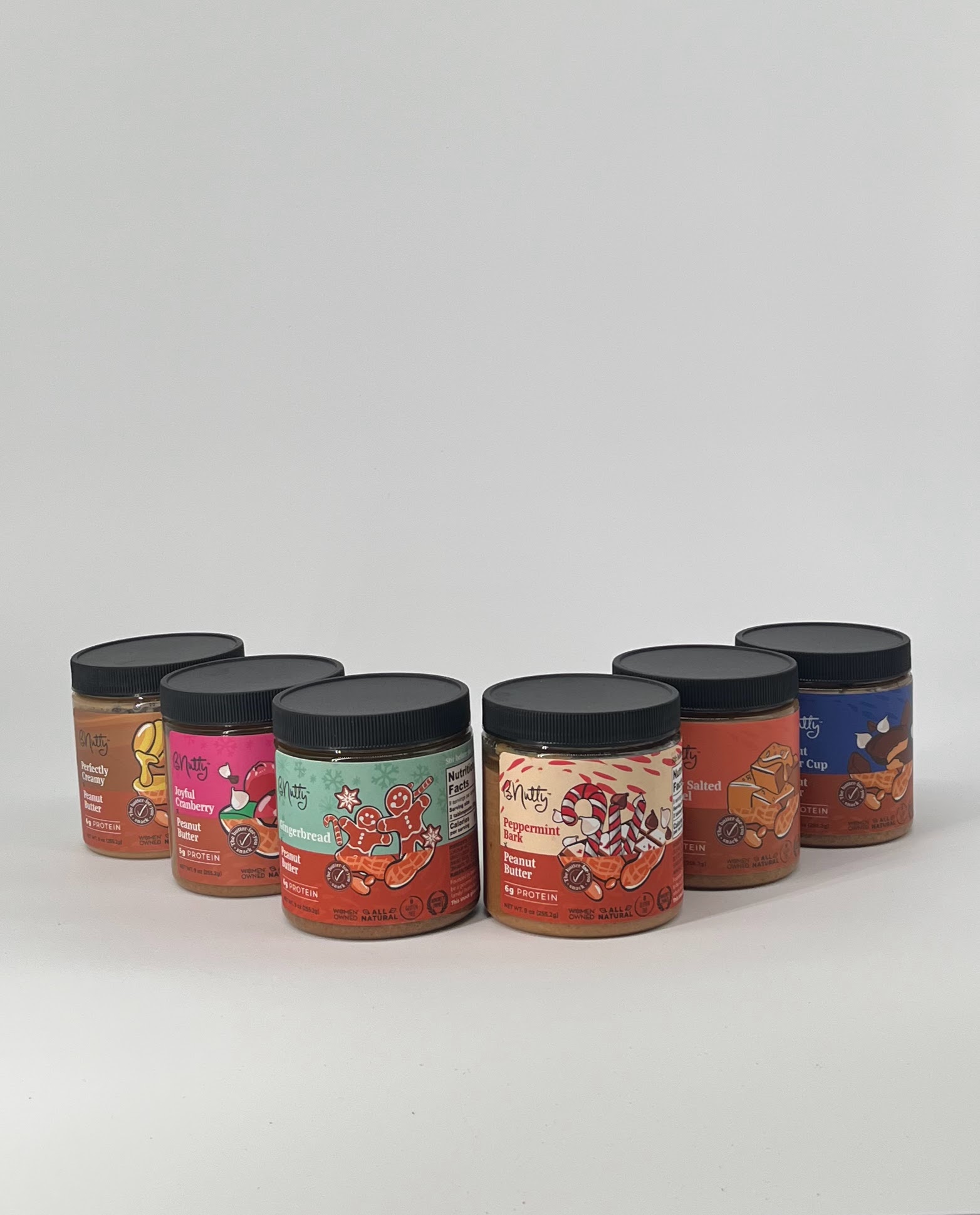 (6 Pack) bNutty Gourmet Peanut Butter - Gallery 4