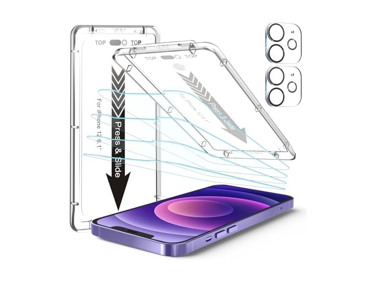 EZ-GLAZ iPhone 12 Screen Protector Set