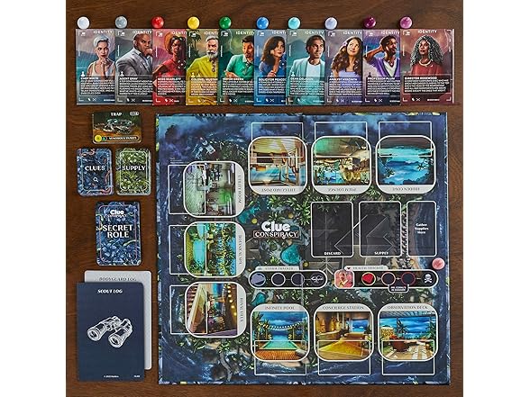 Hasbro Gaming Clue Conspiracy Board Game